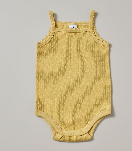 3 Pack Baby Organic Cotton Singlet Bodysuits