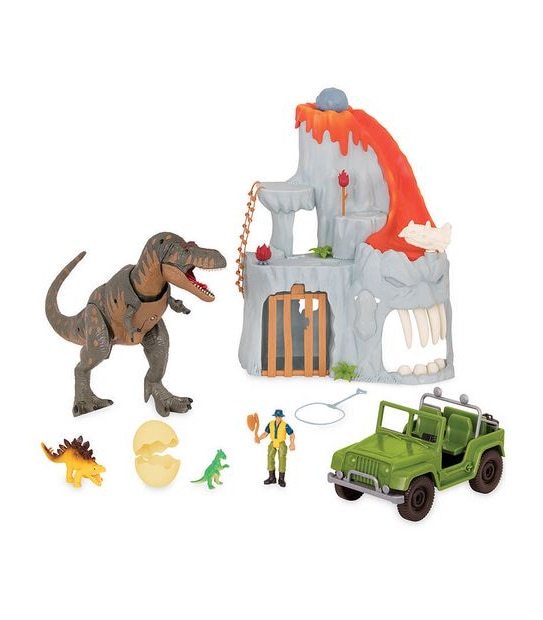 Terra Lava Mountain, T. Rex Adventure Electronic Playset
