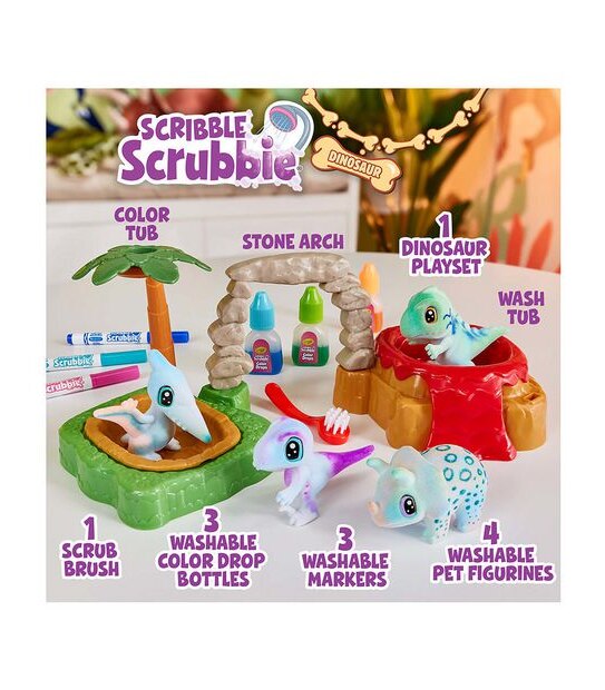 Crayola Scribble Scrubbie Pets Dinosaur Se