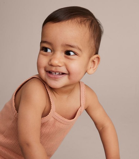 3 Pack Baby Organic Cotton Singlet Bodysuits