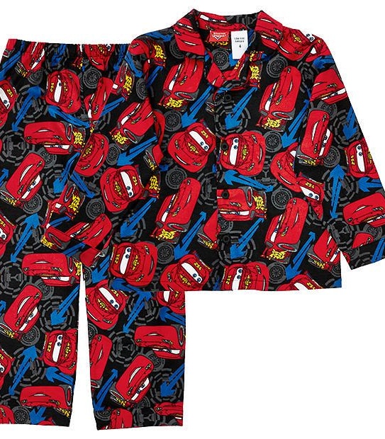 Disney Cars Lightning McQueen Flannelette Pyjama Set