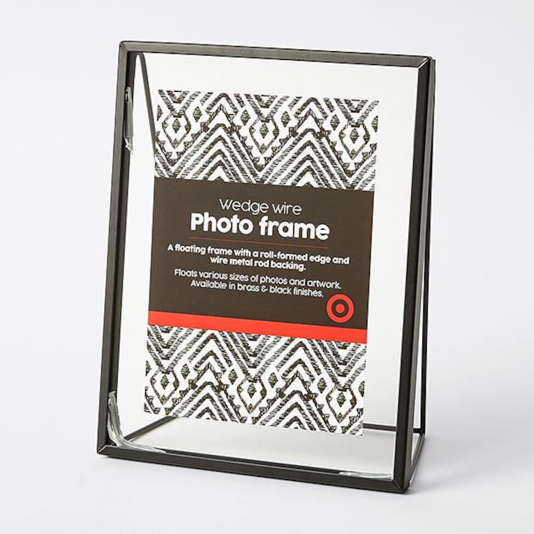 Wedge Wire Photo Frame Black Target Australia