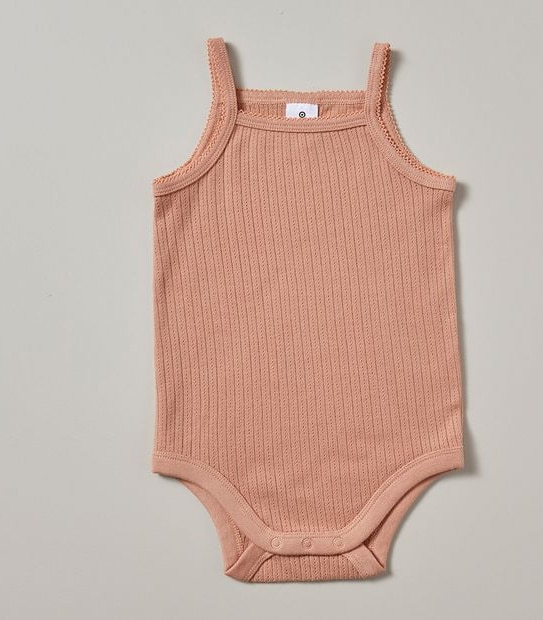 3 Pack Baby Organic Cotton Singlet Bodysuits