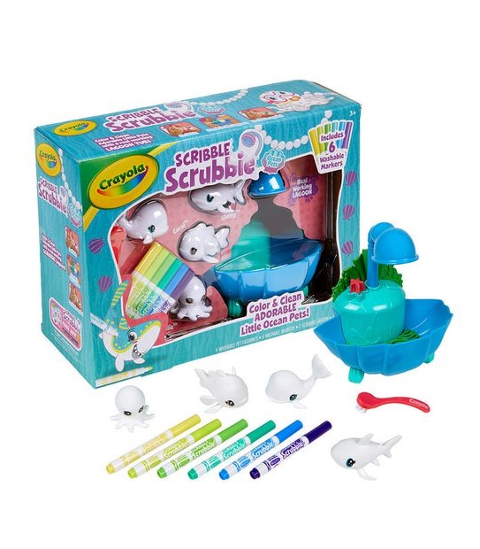 Crayola Scribble Scubbiespet Ocean Lagoon Playset