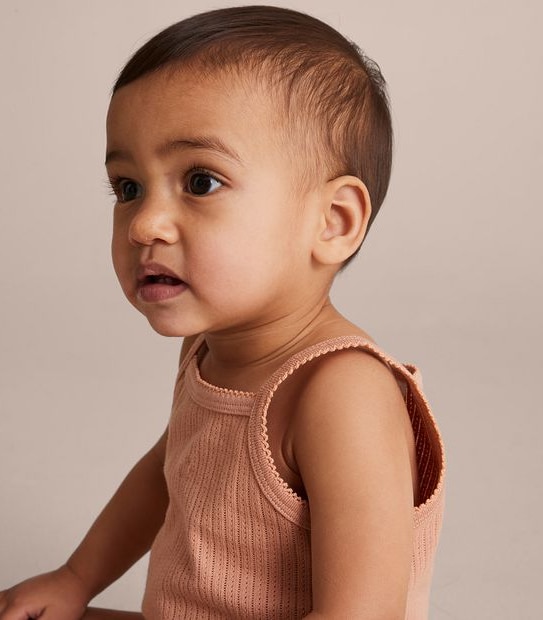 3 Pack Baby Organic Cotton Singlet Bodysuits