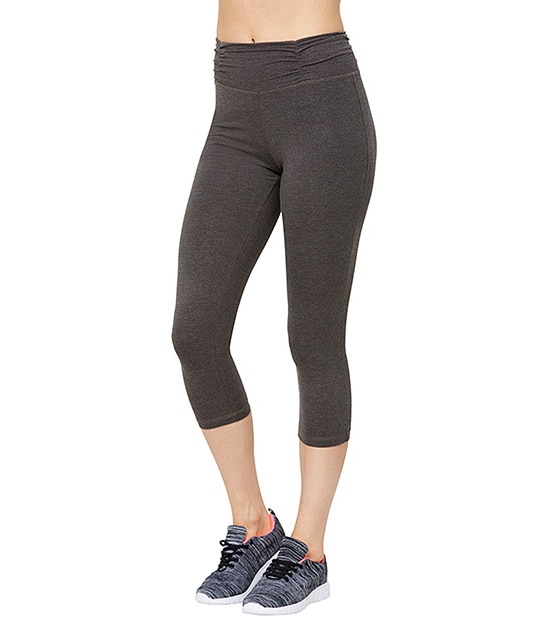 Active 3/4 Yoga Pants - Charcoal Marle
