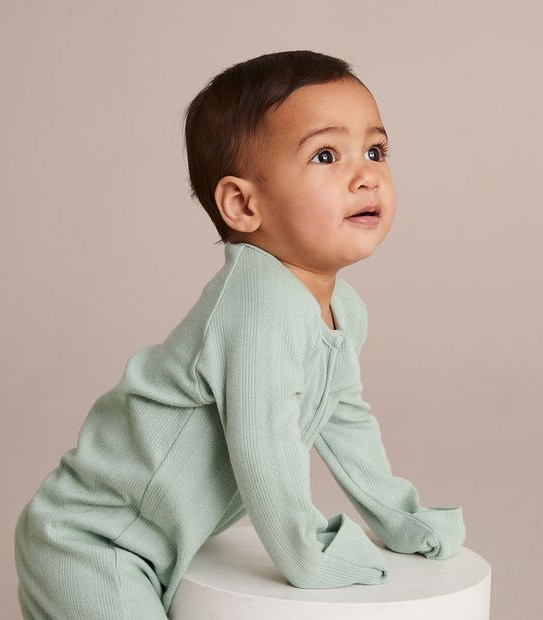 Baby Organic Cotton Textured Pointelle Coverall Target Australia