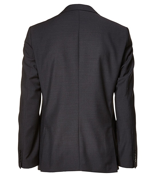 Limited Editions Wool Blend Suit Jacket - Charcoal