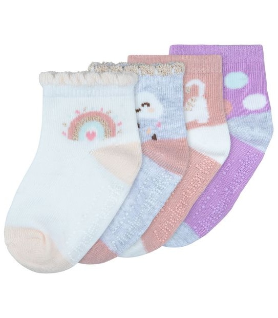 Underworks Baby 4 Pack Crew Socks