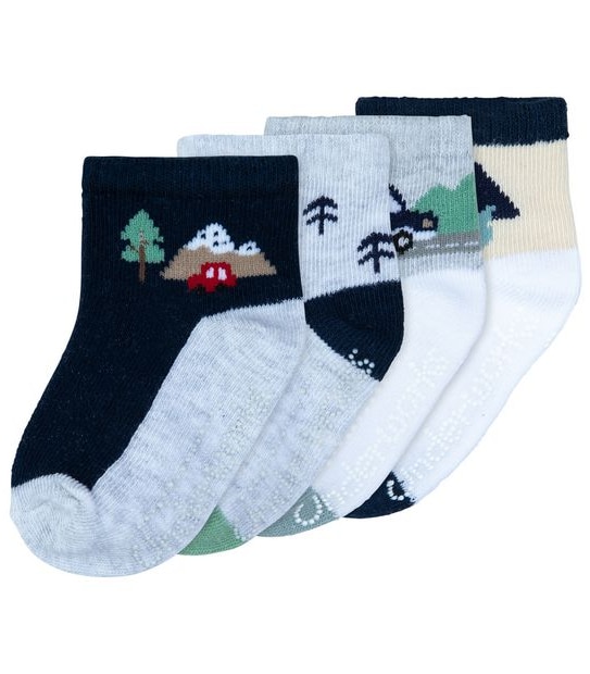 Underworks Baby 4 Pack Crew Socks