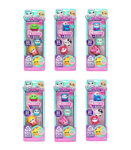 Recyclings - 4 Pack - Assorted*