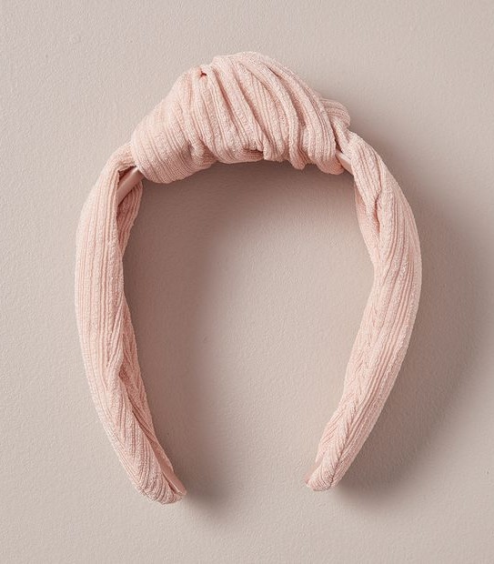 Plisse Headband - Pink