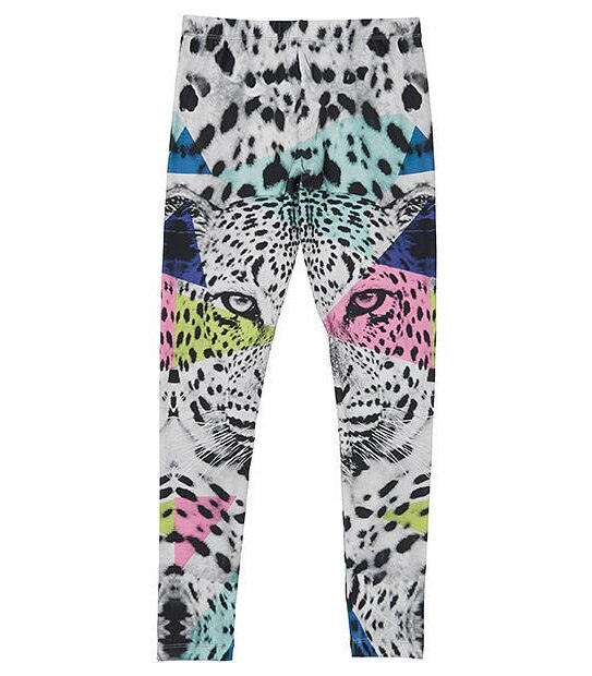Full Length Geo Leopard Print Leggings