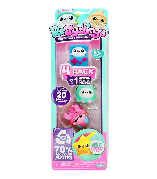 Recyclings - 4 Pack - Assorted*