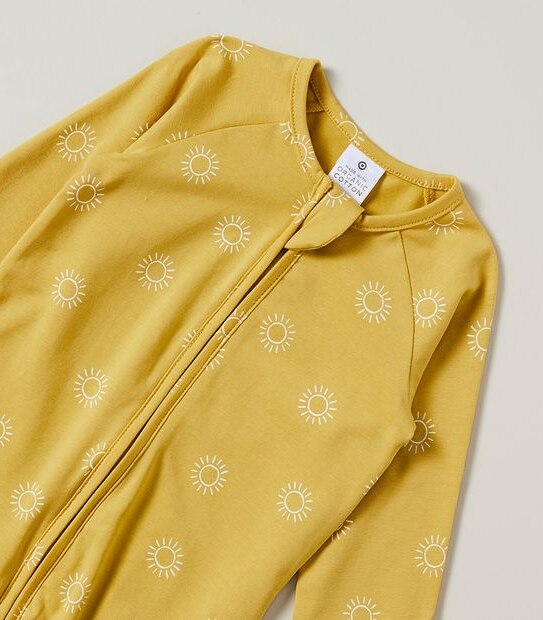 Baby Organic Cotton Print Coverall