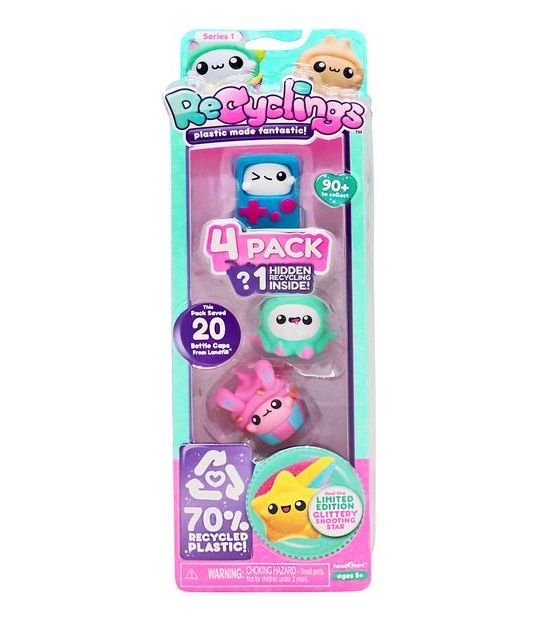 Recyclings - 4 Pack - Assorted*