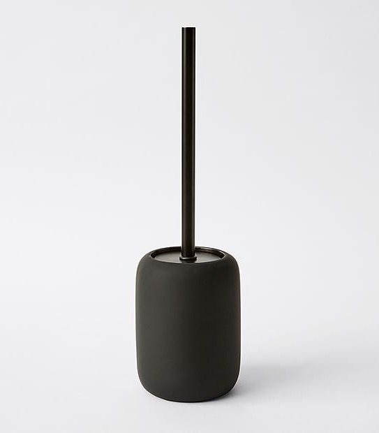 Matte Black Toilet Brush Holder
