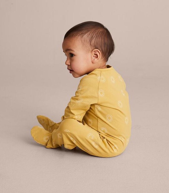 Baby Organic Cotton Print Coverall
