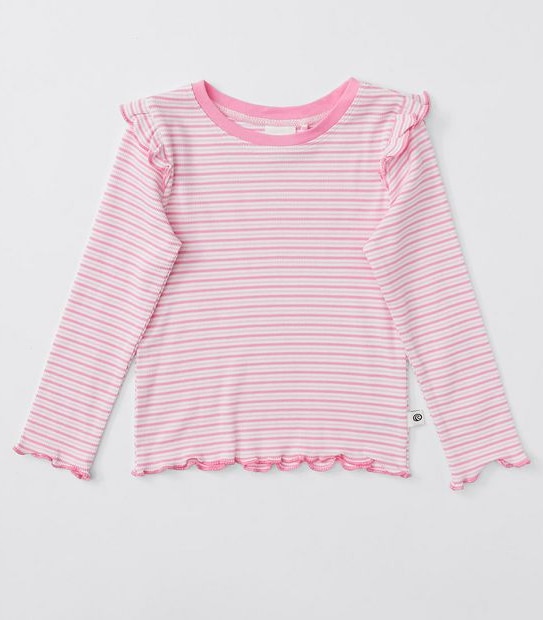 Piping Hot Stripe Rib Top