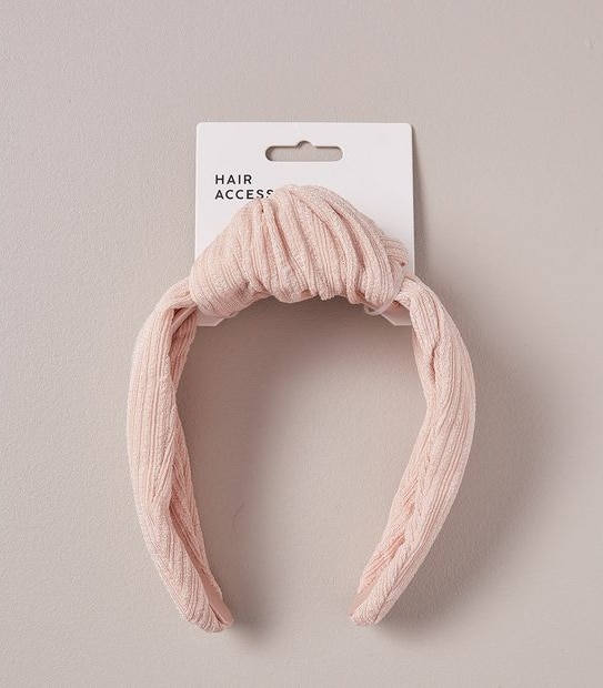Plisse Headband - Pink