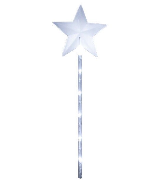 4 Piece LED Acrylic Star Solar Garden Lights