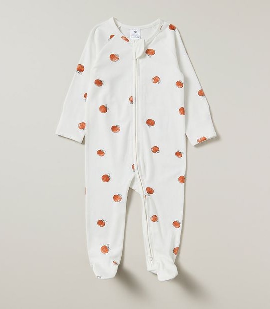 Baby Organic Cotton Print Coverall 4 of 5