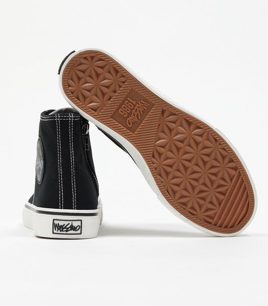 Mossimo Kids Senior Hi-Top Canvas Sneakers - Black/White