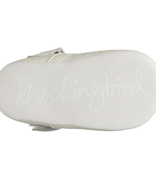 Betsy Mockingbird Pre Walker Shoes - White