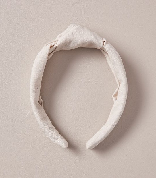 Linen knot Headband