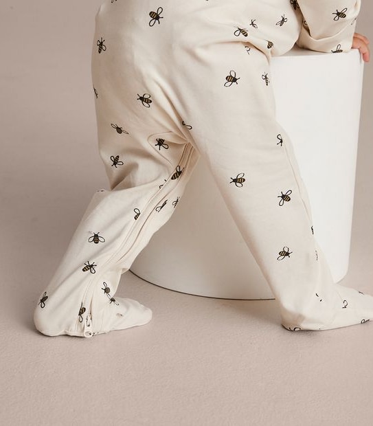 Baby Organic Cotton Print Coverall