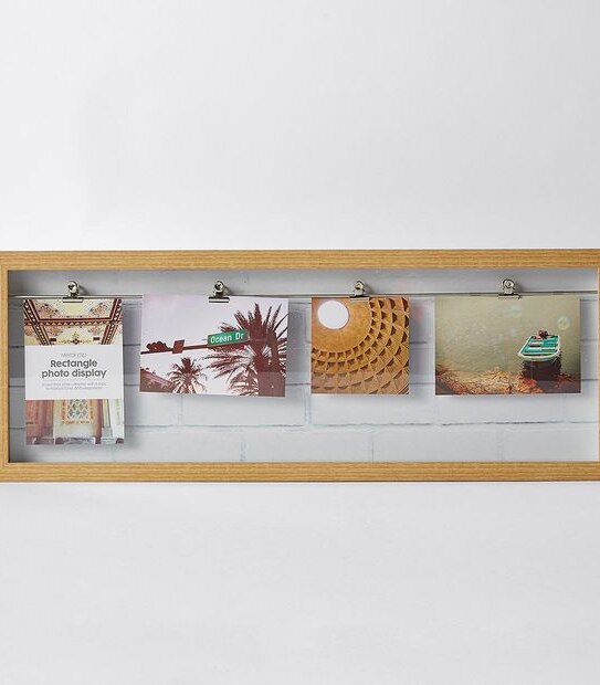 Metal Clip Rectangle Photo Display