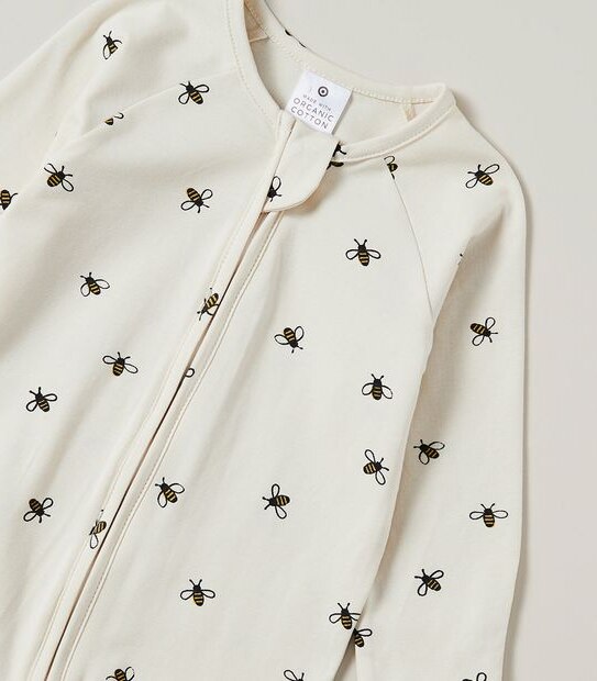 Baby Organic Cotton Print Coverall