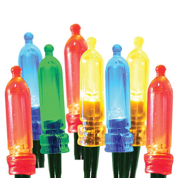 50 LED Coloured Traditional Fairy Lights Target Australia