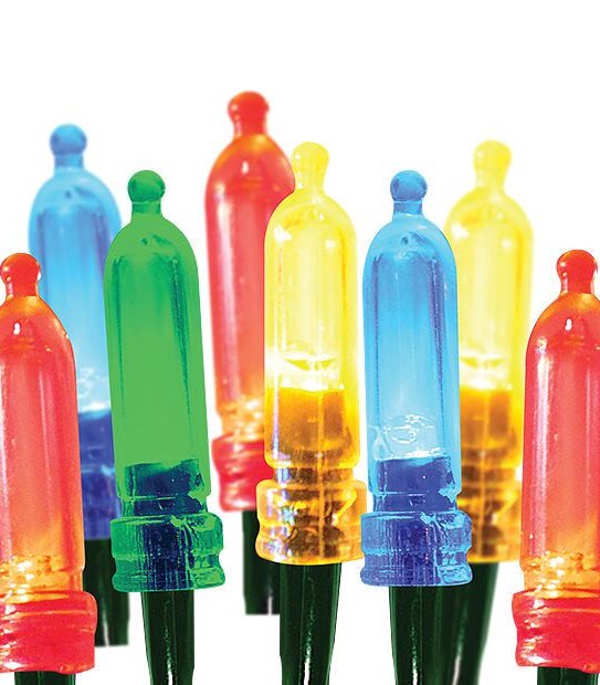 50 LED Coloured Traditional Fairy Lights