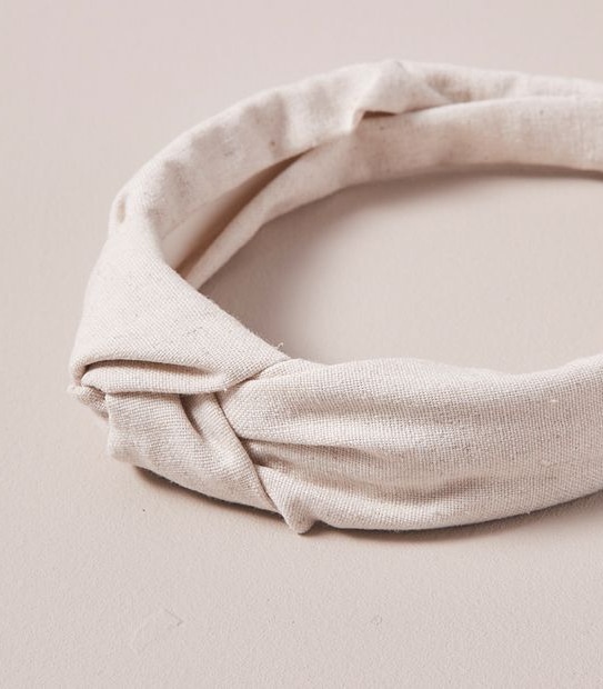 Linen knot Headband