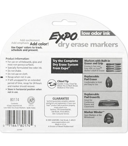 Whiteboard Market Bullet Markers- Assorted