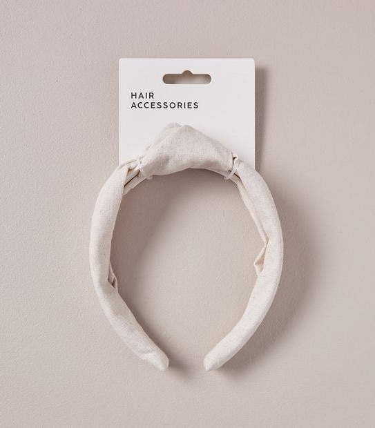 Linen knot Headband
