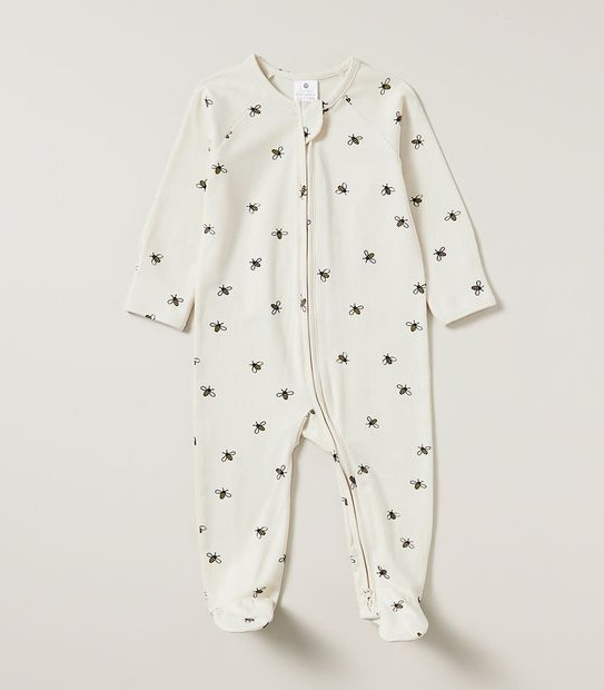 Baby Organic Cotton Print Coverall