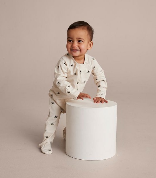 Baby Organic Cotton Print Coverall 4 of 6