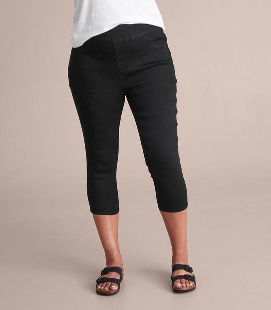 Curve Denim Cropped Jeggings 