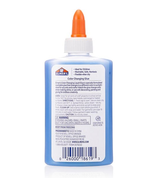 Elmers Colour Changing Glue - Blue & Purple