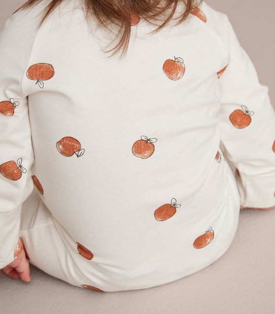 Baby Organic Cotton Print Coverall 2 of 5