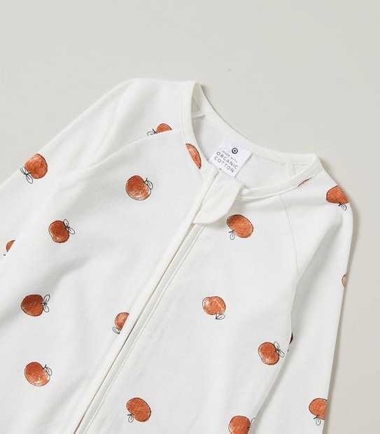 Baby Organic Cotton Print Coverall 5 of 5