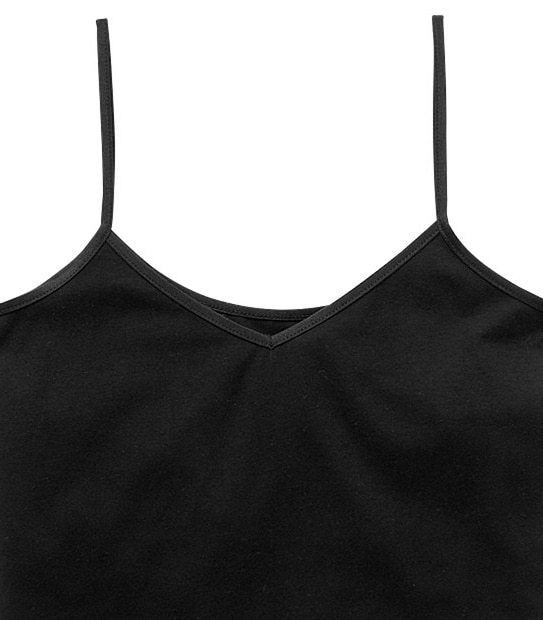 Hot Options Basic Reversible Longline Cami - Black 2 of 2