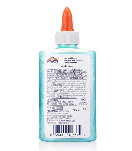 Elmers Metallic Glue 147ml - Teal