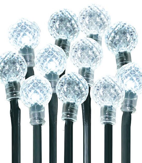 100 LED White Sparkling Ball Lights