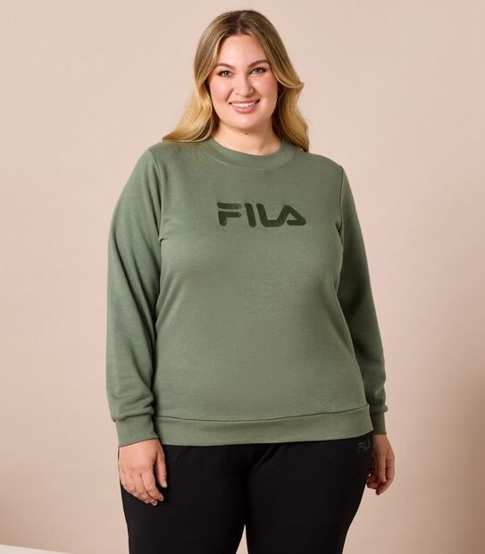 Fila Plus Size Bell Crew Jumper
