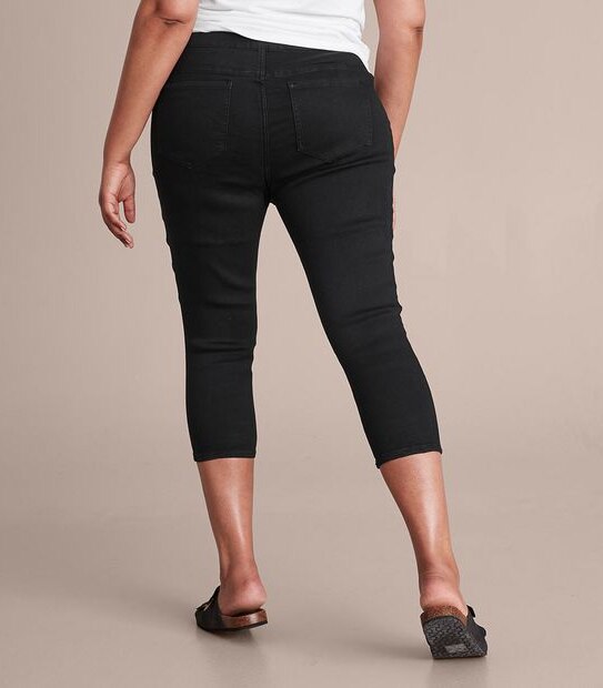 Curve Denim Cropped Jeggings 