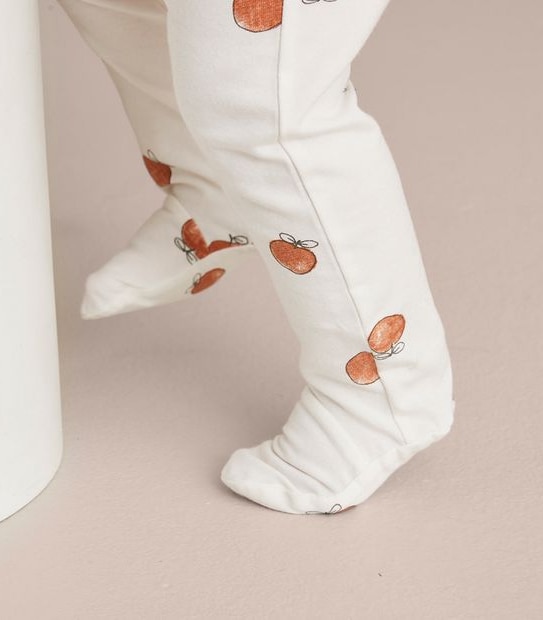 Baby Organic Cotton Print Coverall