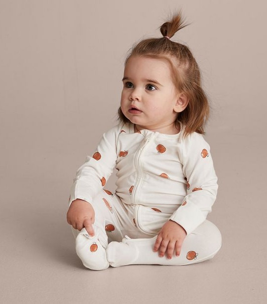 Baby Organic Cotton Print Coverall